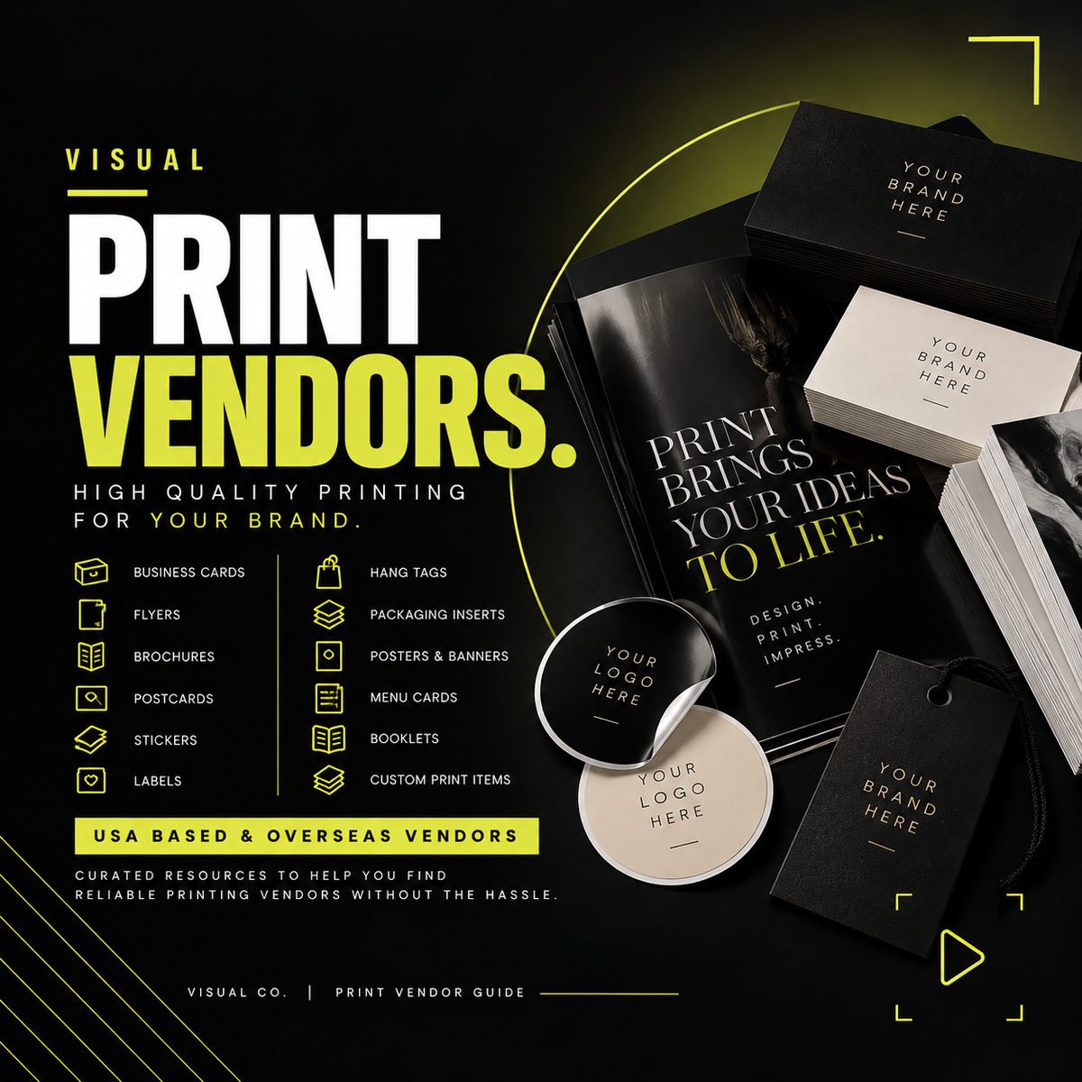 MY TOP PRINT VENDORS